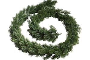 ‎BOTANIC-HAUS künstliche Tannengirlande/Weihnachtsgirlande Bavaria Kunststoff Spritzguss, rundgebunden