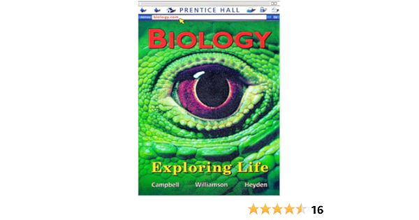 Biology Exploring Life Amazon De Campbell Neil A Williamson Brad Heyden Robin Fremdsprachige Bucher