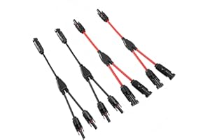 Thlevel Y rozgałęzienie równoległe złącze MMF i FFM adapter do gałęzi solarnych Y złącze fotowoltaiczne kable do paneli słonecznych gniazdo rozdzielacza 2 pary