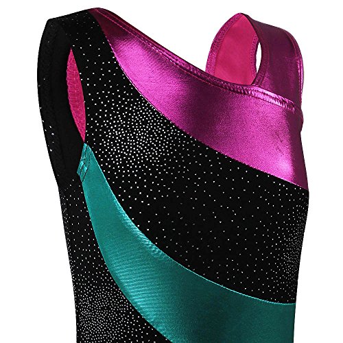 HUANQIUE Gymnastik Turnanzug Mädchen Leotard 2-16 Jahre - 3