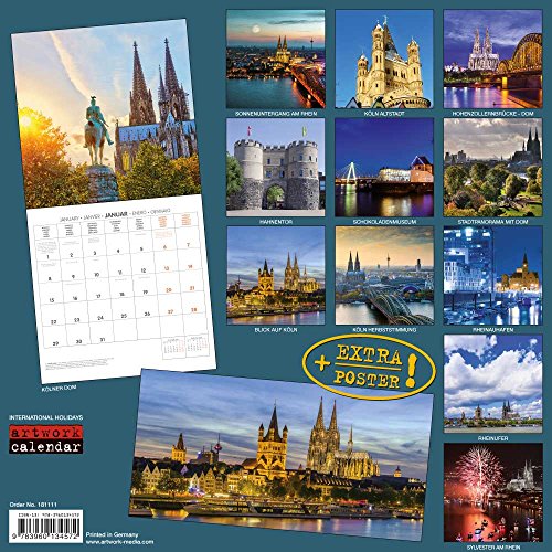 Köln 2018: Kalender 2018 (Artwork Cities)