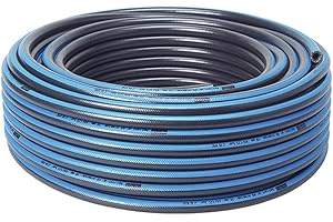 MUGAR Manguera PVC Aire COMPRIMIDO 20 Bar FUMIGACIÓN Uso EN TALLERES,Industrias Y Minas 20 Bares Rollos 100 Metros (8mm)