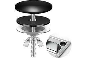 DSLSQD Spülbecken Abdeckung,Edelstahl Wasserhahn Lochabdeckung,5cm Auslaufsicher Hahnlochstopfen,Küchen Lochabdeckung Spüle,Gute Abdichtung Wasserhahn Loch Abdeckung,für Spülbeckenlochstopfen Küche Badezimme