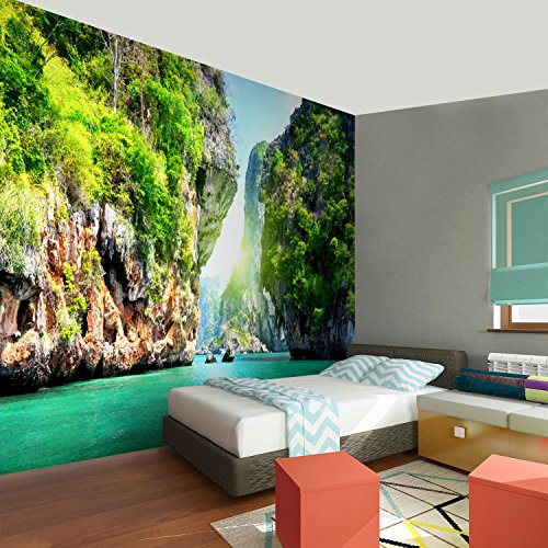 Fototapete Paradise 308 x 220 cm – Vliestapete – Wandtapete – Vlies Phototapete – Wand – Wandbilder XXL – !!! 100% MADE IN GERMANY !!! Runa Tapete 9011010b - 5