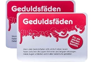 ‎LIEBESKUMMERPILLEN Geduldsfäden, Fruchtgummischnüre mit Erdbeergeschmack aus der Schiebeschachtel, 2er Pack (48g), von Liebeskummerpillen