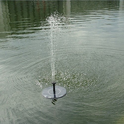 Solar Springbrunnen Teichpumpe für Garten；Solarbatterie Brunnen und pumpen mit Monokristalline Solar Panel für Gartenteich - 8