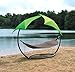 Produktbild Leco Design Hängematte Relax + Sonnendach Sonnenliege Gartenliege Schwingliege Liege