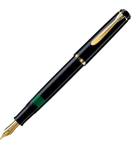 Pelikan 万年筆 M200 M Pelikan M200 Fountain Pen Black Broad : Amazon.co.uk: Stationery