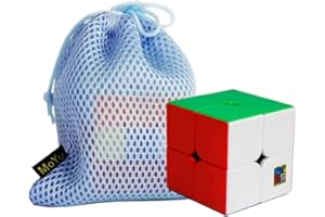 OOSTIFUN OJIN MoYu MoFang JiaoShi Meilong M 2x2 Cubo Cubing Classroom Meilong 2 M 2x2x2 Rompicapo Puzzle Senza Problemi Con Sacchetto (Senza Adesivo)