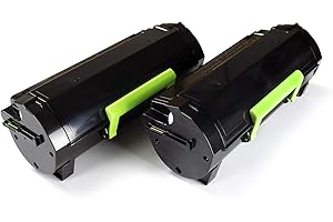 Green2Print Toner Set, 2 cartucce 2x 10000 pagine sostituisce Lexmark 50F0XA0, 502XA, 50F2X00, 502X, 50F2X0E, 502XE Toner per Lexmark MS410D, MS410DN, MS415DN, MS510DN, MS610DN, MS610DE, MS610DTE