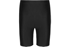 L S U Girls Kids Cycling Shorts Unisex Boys Girls Plain Sports Dance School P.E Gym Stretchable Breathable Summer Shorts