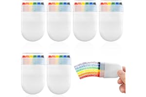 Lets Joy 4 Pièces Crayon de Maquillage Arc-en-Ciel, Bâton de Peinture Arc-en-Ciel, Peinture pour Le Visage Arc-en-Ciel, Accessoires de fierté, Peinture Faciale pour Carnaval, Cosplay