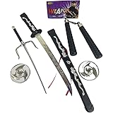 Rubber Johnnies Ninja Warrior Toy Weapon Set, Kids , Plastic , Ninja Turtles , Role Play