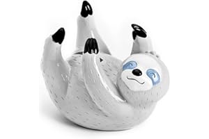 MOUSEHOUSE GIFTS Mousehouse - salvadanaio a forma di bradipo - per bambini - grigio