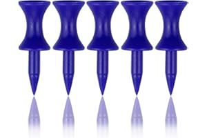 Zivisk Azul Tee de Golf Plástico 100 Piezas 38mm
