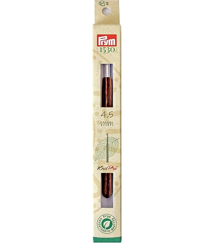 Prym Tunesische Häkelnadelspitze Natural, 5,5 Mm – Aus Holz, Für Tunesische Häkeltechnik, Kombiniert Mit Seilchen