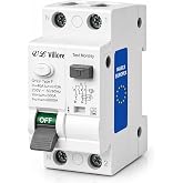 High Protection 2-Pole Immunized F-Type Differential Switch 40A 30mA &ndash; Current Leakage Protection &ndash; DIN Rail &ndash; VL Villore (Cl