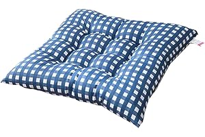 AGDLLYD Set de 4 Cojines de Asiento cojín de Silla 40x40x7cm para Interior y Exterior - Modelo 2019 - Muchos Colores - Acolchado Grueso/cojín de Suelo