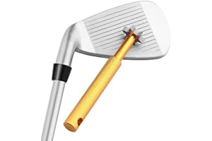 Oumida Nutenschärfer für Golfschläger – Golf-Reiniger und Rillenschärfer aus Golf-Eisen durch 6 Köpfe, verbessert die Ballkontrolle für den Golfplatz