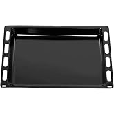 CHEFZOCO Oven Tray, Baking Dish, Enamel Tray, Compatible with Bosch HEZ431001 00748225, Siemen HZ431001, Junker JZ11BE11, Viv