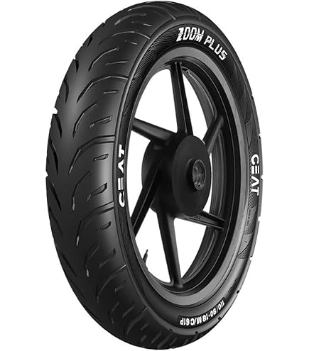Ceat Zoom Plus 90/90 - 19 52P Tube-Type Bike Tyre, Front
