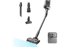 DREAME R20 Pro-A sladdlös dammsugare, anti-trassel-hårklippningsfunktion, 90° böjbar, LED-skärm, 26 000 Pa sugkraft, mattor o