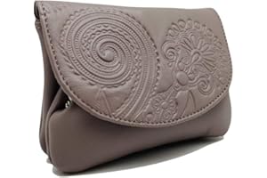 Lugupell Monedero para Mujer, Hecho a Mano en España, Piel de máxima Calidad Muy Suave al Tacto, Pequeño y en Formato Corto, Cartera para Mujer. Color Taupe