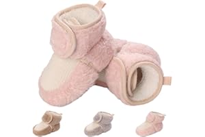 outfit spring Stivaletti Invernali per Neonato, Inverno Caldo Bambini Stivali da Neve Fondo Morbido Antiscivolo Cotone Piatto Pelliccia Calzino Bootie Regolabile Scarpe Primi Passi Bambina 0-18 Mesi