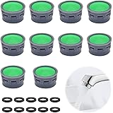 Confezione da 10 aeratori per rubinetti con guarnizione da 10 pezzi, limitatore rubinetto, accessori da bagno, inserti filtra