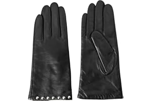 Acdyion Damen Winter Lederhandschuhe Touchscreen Warm Kaschmirfutter Elegant Slim Fit Echtleder Winterhandschuhe Tägliche Freizeit Outdoor