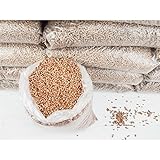 MIROPELL Miscanthus Einstreu 8mm Pellets Großtier Kleintier Pferdeeinstreu - 15 kg Sackware