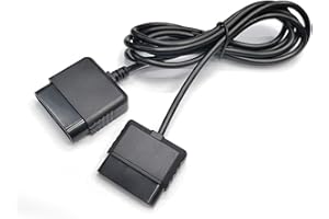 Gamer Gear Extension Lead - Durable and Comfortable Playstation Controller Extension Cable - 1.8m 6ft Long PS2 Power Cable - Playstation Lead for PS1 and PS2 Wired Controller Game Console