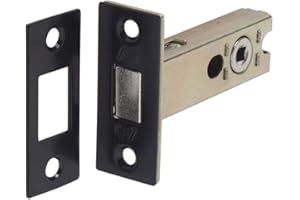 ONLYU Bathroom Deadbolt Lock 76mm / 57mm Backset Matte Black