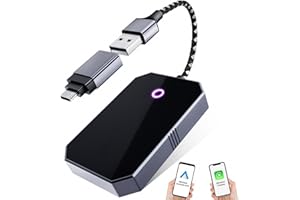 GOQELK Carplay Wireless Adapter 2024, 2 in 1 Android Auto Wireless Adapter Carplay And Android Auto, Supports Online Update, Plug & Play, Wired Carplay Or Android Auto To Wireless, For Ios/Android