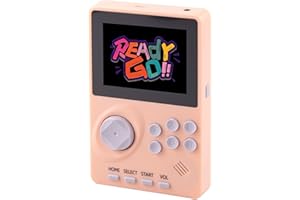 FIOTASY Kids Handheld Video Game Console Built in 100 16-bit Games, Handheld Retro Gaming Console, Trave-friendly Game Console, 2.8" Color Screen, Rechargeable Battery, Handheld Game Console for Boy Girl