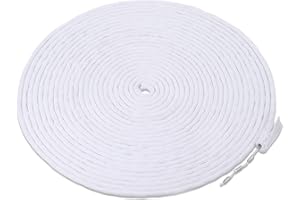 Kssvzz 10 Meter Curtain Heavy Lead Weight Tape, Curtain Lead Wire, Curtain Lead Tape, Mosquito Net Gauze Curtain Weight Wire for Weighting Curtains, Outdoor and Gurtains, 30g - 10m