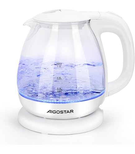 Bollitore Elettrico Adler AD1238 - 1L, Vetro BPA Free, 1100W, Spegnimento Automatico, Base 360° - Foto 8