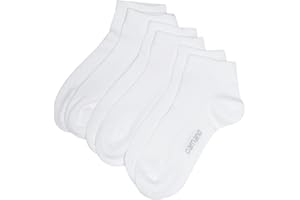 Camano Mädchen 3er Pack Füßlinge aus pflegeleichtem Materialmix Kinder Strümpfe