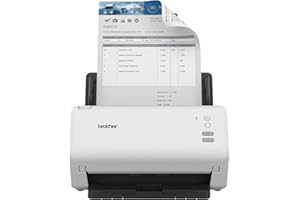 Brother ADS-4100 Desktop Document Scanner |SuperSpeed USB 3.0 | Double-sided | 60 Sheet ADF, UK Plug