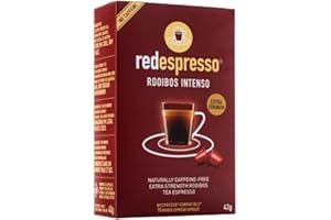 Red Espresso - Intenso Rooibos (Rotbusch) Tee (10 Kapseln) - 100% Natürlich, Vegan, Glutenfrei, Ohne Zuckerzusatz (50 g)