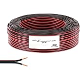TAM 100 Metre Hoparl&ouml;r ve Elektrik Kablosu 2x0.75 mm - Siyah
