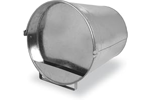 Agrarzone Abreuvoir pour volaille en métal galvanisé, 7 l, robuste, inoxydable et facile à remplir, pour poules, canards et oies