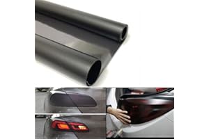 Car Light Tint Film Frosted Tail Light Turn Signal KACEPAR Headlight Fog Light Tinted Vinyl Film Black 1 Piece 30cm x 200cm