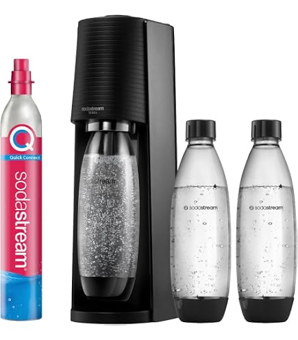 Lot De 4 Cylindres De CO2 SodaTASTE Quick Classic - Pour Machine à Gazéifier Avec Système Quick Connect - Jusqu'à 240L D'eau Pétillante - Arômes Naturels Sans Sucre