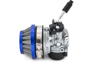Racing Carburetor 2 Stroke Carb Carburetor with Air Filter for 80cc 49cc 66cc 70cc 2 - Stroke Engine Motorized Bicycle Bike - Blue by IVONNEY