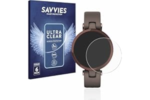 savvies Protector Pantalla para Garmin Lily (6 Unidades) Película Ultra Transparente
