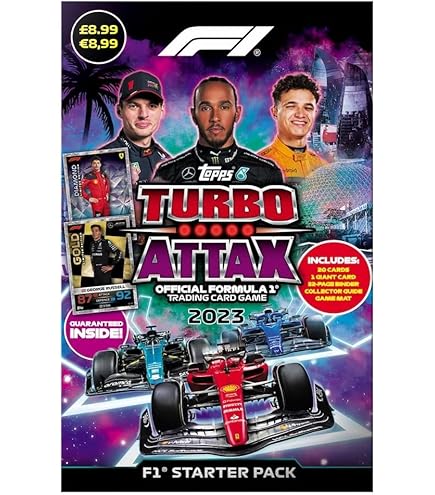 Topps Turbo Attax Formule 1 2023-1 Starter + Housses Exclusives Collect-it