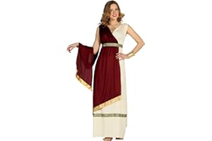 FIESTAS GUIRCA Costume Dea Romana Donna - Costume Toga Greca - Costumi Greci per Donna Taglia M 42-44