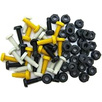 4 Set Car Number Plate Caps Screws Bolts Nuts Fitting Fix, MoreChioce