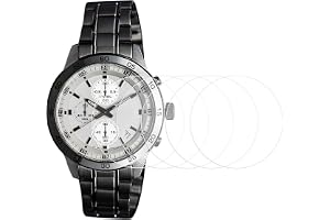 källkarta 5 st. Skärmskydd klocka 34 mm diameter 0,22 mm tjock HD mjuk anti-luftbubblor klar